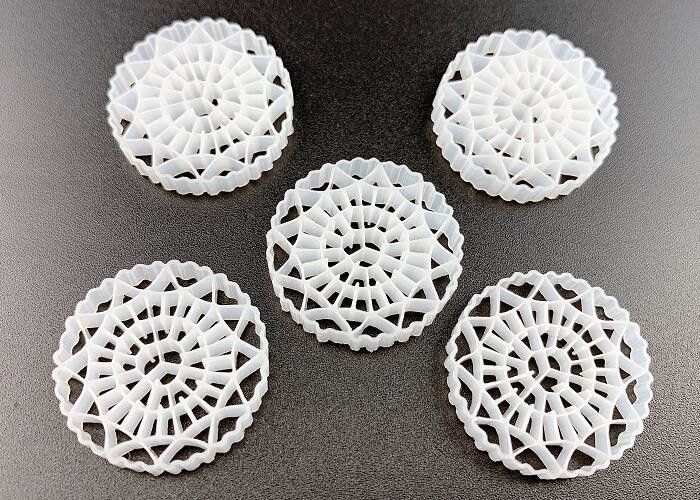 100% de HDPE virgem FDA Safty White Nature Color MBBR Filter Media