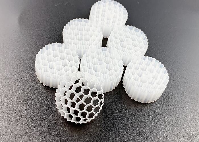 Excelente filme de velocidade suspenso de biomassa MBBR Kaldnes Filter Media