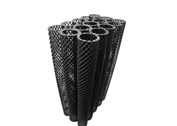 50 mm de buraco HDPE Bioblock Filter Media Para Lagoa de Koi