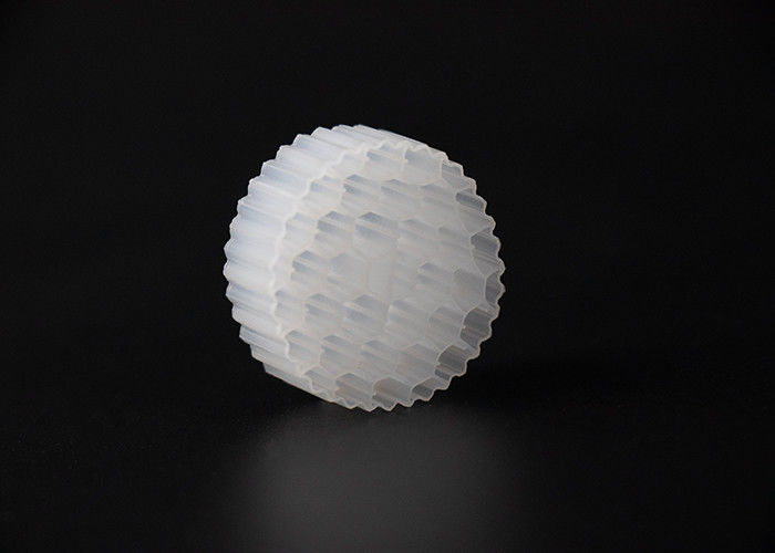 Material de Hdpe de cor branca 38 furos MBBR Carrier Virgin PE