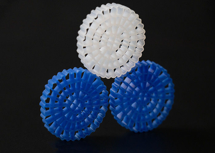 RAS Filtros de plástico branco MBBR K5 Para piscifaz, tratamento de águas