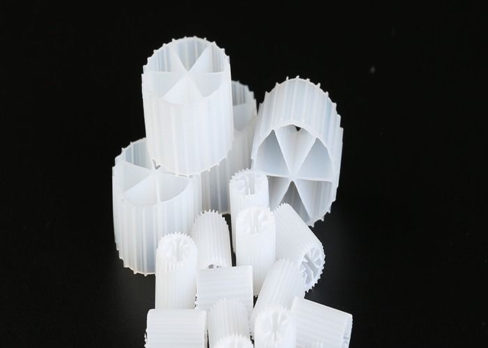 Long Life 19 Holes K1 Filter Media Virgem Material HDPE Bio Bolas Para RAS E Águas Residuais