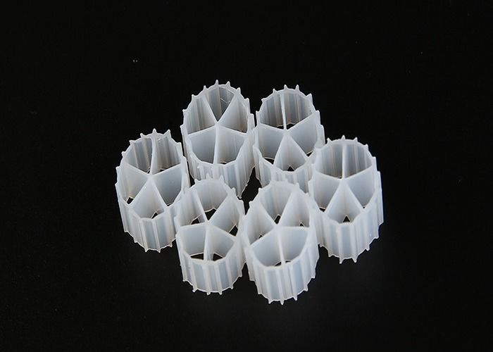 Água de esgoto Leito móvel Filtro de células biológicas Medios de baixo consumo de energia 10 mm X 7 mm Tamanho