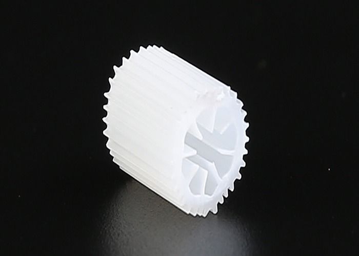 MBBR Bio Media com material virgem HIPS Tamanho 5 * 10mm Qualquer cor Biocélulas Bio pesadas