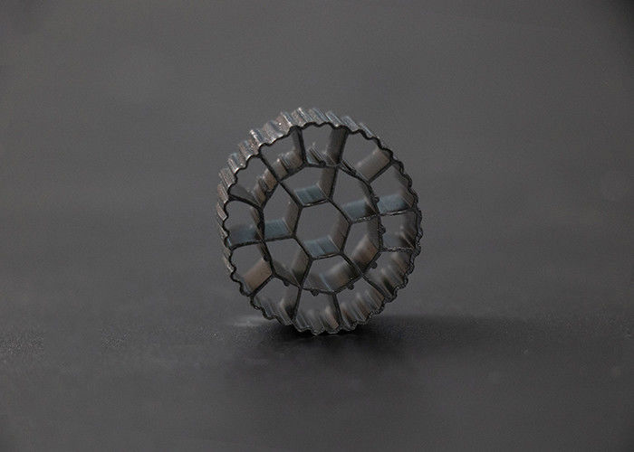 Cor preta flutuante 25*12MM Mbbr Biofiltro Media Material HDPE