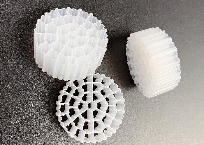 FDA Safty A/O Technology MBBR Filtro de plástico Media Material Hdpe branco