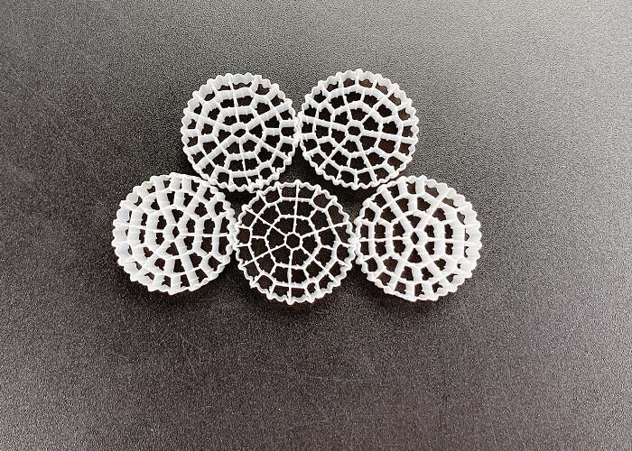 Medição de filtro flutuante virgem de HDPE IFAS Technology MBBR Cor Branca