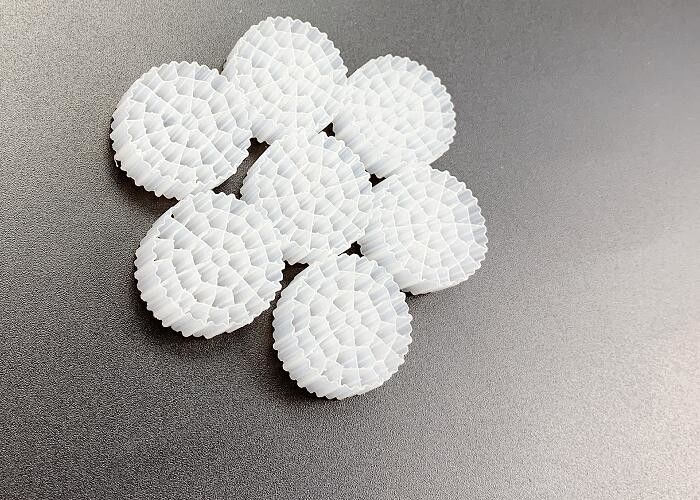 Equipamento de aeração de bio-mídia de plástico IFAS MBBR K1 Filtro de mídia Branco