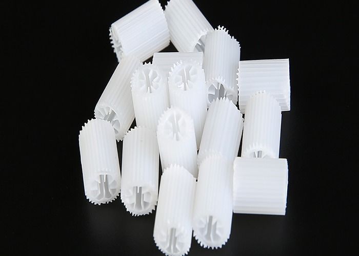 MBBR Bio Media Pesado Tamanho 5 * 10mm Virgem HIPS Material Plástico MBBR Filtro de Mídia