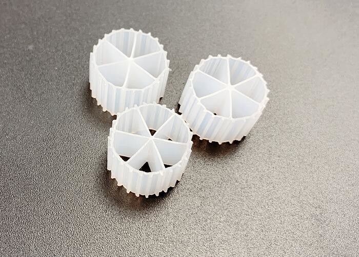 IFAS HDPE Branco MBBR Leito móvel Biofilm Reactor Tanque de aeração Remover bacalhau