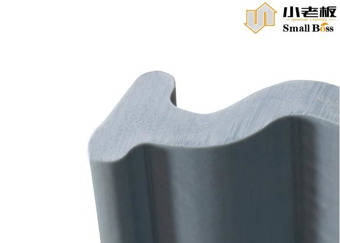 Pile de folhas de PVC de cor cinzenta, extrusão de tipo Z personalizada