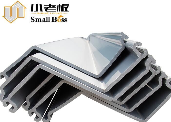 Pile de folha de PVC de cor cinzenta de proteção contra inundações personalizada Extrusão tipo Z